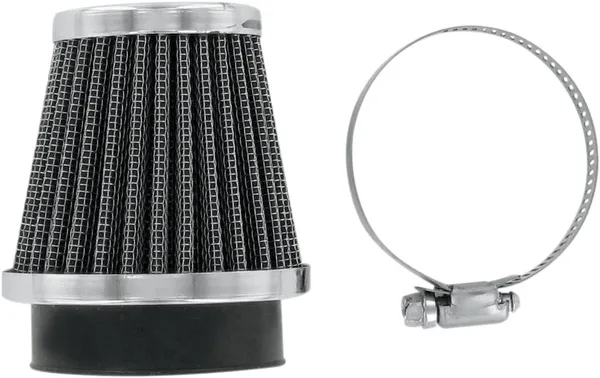 Clamp-on Pod Air Filter Chrome