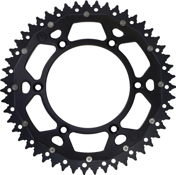 MOOSE RACING Dual Sprocket Black 