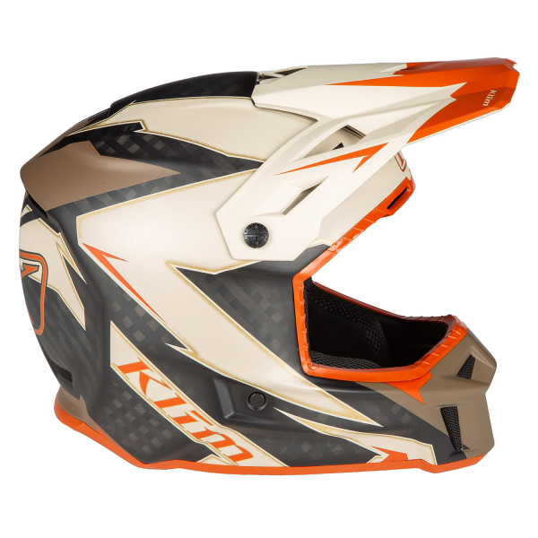 Casca Klim F3 Carbon Off-Road ECE LIGHTNING WHITE-12