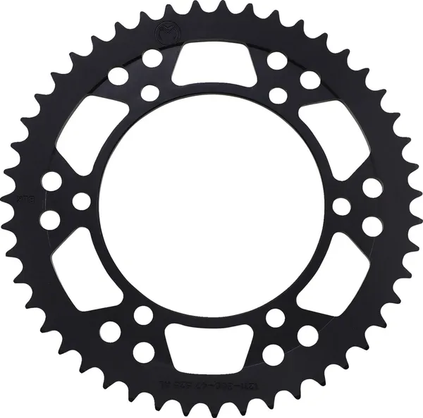 MOOSE RACING Rear Aluminum Sprocket Black 