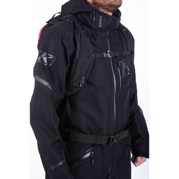 Rucsac Snowmobil Klim Krew 16 Black - Knockout Pink-14