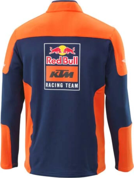 Pulover KTM Replica Team Halfzip Orange Navy-1