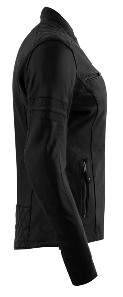 Geaca Piele Dama Rusty Stitches Joyce Black-1
