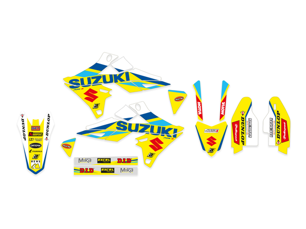 Replica Team Graphic Kits With Seat Covers Blue, Red, Yellow, 1, nordicamoto.ro