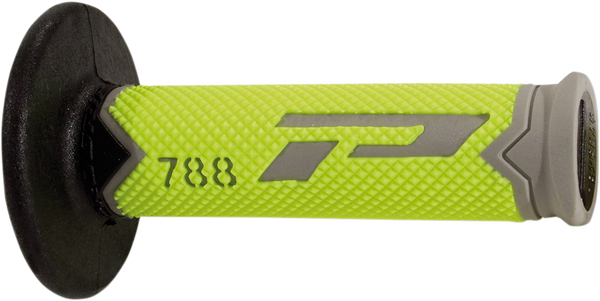Triple Density Grips Black, Fluorescent Yellow, Gray, 1, nordicamoto.ro