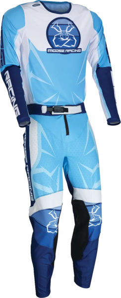Tricou MOOSE RACING Agroid Blue-1