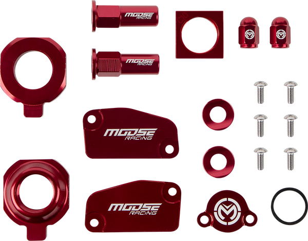 Bling Pack Kit Red, Anodized, 1, nordicamoto.ro