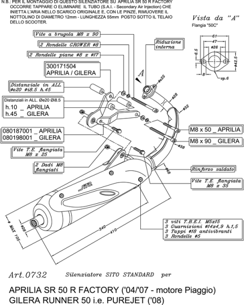 Sito Full-system Exhaust Black, 1, nordicamoto.ro