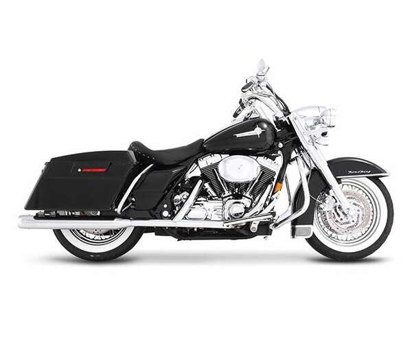 Muffler Slip-on 4.5(r) Duals For Touring Chrome, 1, nordicamoto.ro