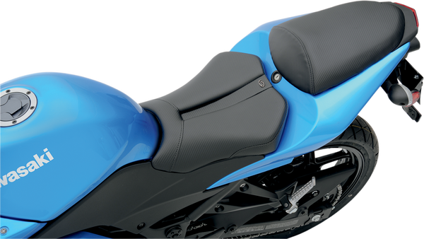 Gel-channel Track Carbon Fiber Sport Seat Black, 1, nordicamoto.ro
