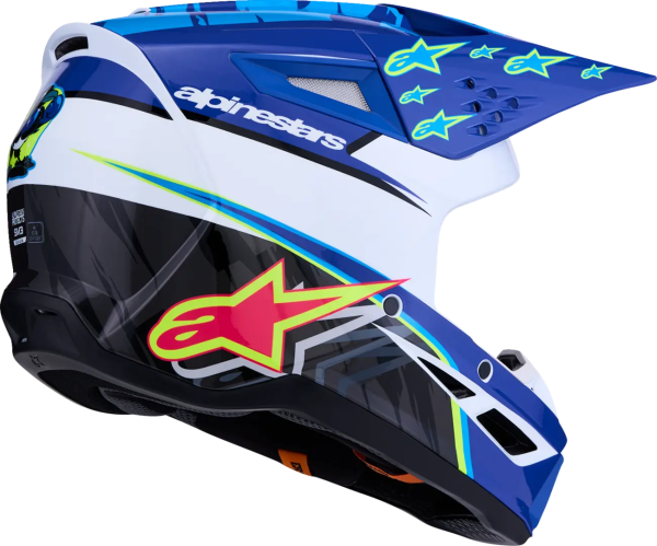 Casca Alpinestars SM3 Falcon Albastru/Negru/Roz XS, 7, nordicamoto.ro