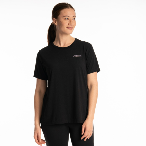 Tricou Dama Klim Canyon Tri-blend Dusty White - Hedge Green-2