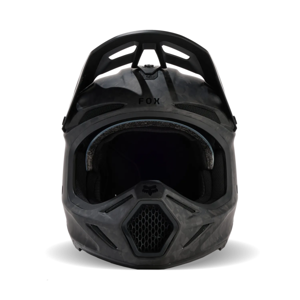 Casca Motocross Fox V3 RS Carbon Solid Negru Mat XS, 8, nordicamoto.ro