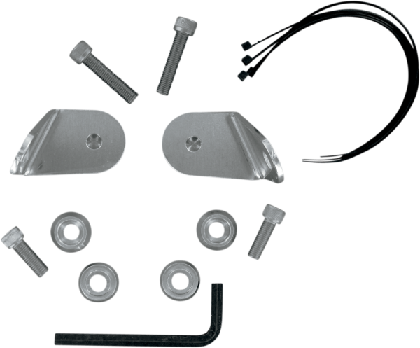 Turn Signal Relocation Hardware Kit Polished, 1, nordicamoto.ro