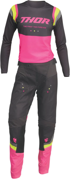 Pantaloni Dama Thor Pulse Rev Charcoal/Pink-3