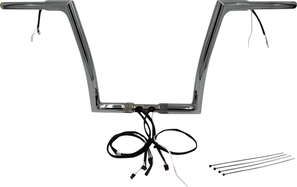 Plug & Play Ez Install 1-1/4(r) Flat Top Handlebar Kit Silver, 2, nordicamoto.ro