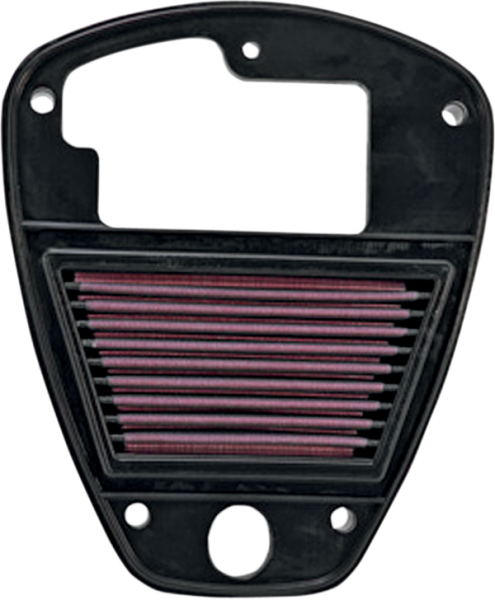 High-flow Air Filter Black, Red, 1, nordicamoto.ro