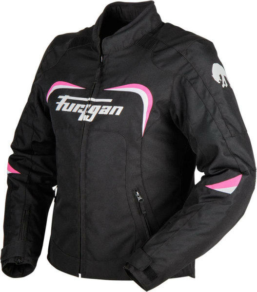 Geaca Textila Dama Furygan 6376-027 Jack Cyane Black/White/Pink-1