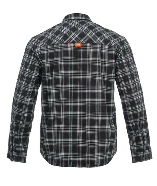 CĂMAȘĂ CASUAL ÎN CAROURI CFMOTO – NEGRU / ALB, 8, nordicamoto.ro