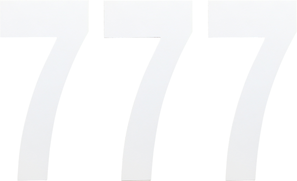 Standard Numbers White, 2, nordicamoto.ro
