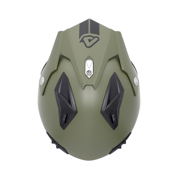 Casca Jet Acerbis Aria 22-06 Verde Militar XXL-6