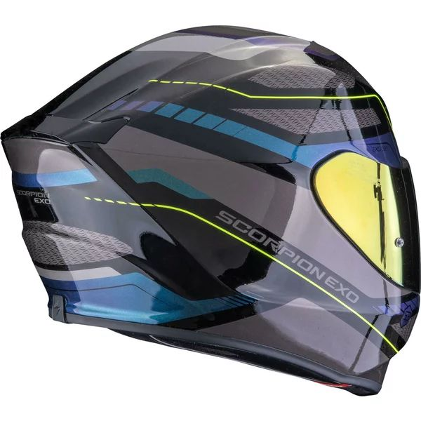 Casca integrala SCORPION EXO-391 LEO M Alb/Albastru, 2, nordicamoto.ro