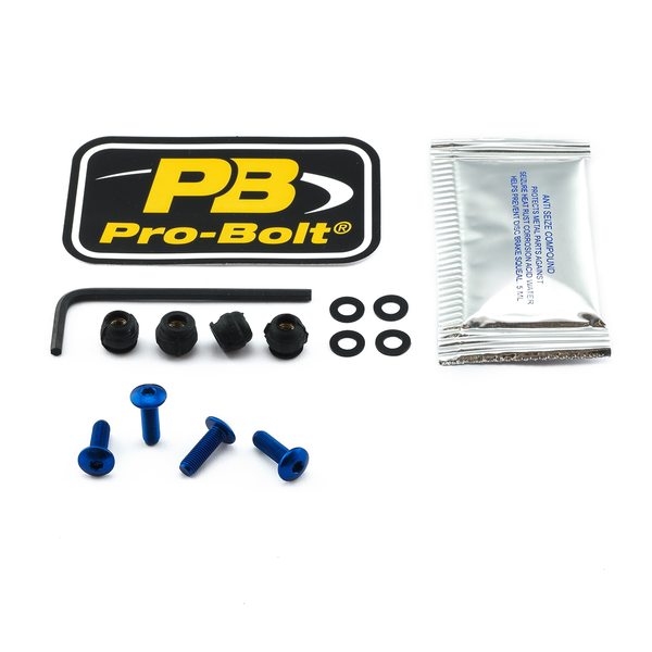 Screen Bolt Aluminium Blue, 1, nordicamoto.ro