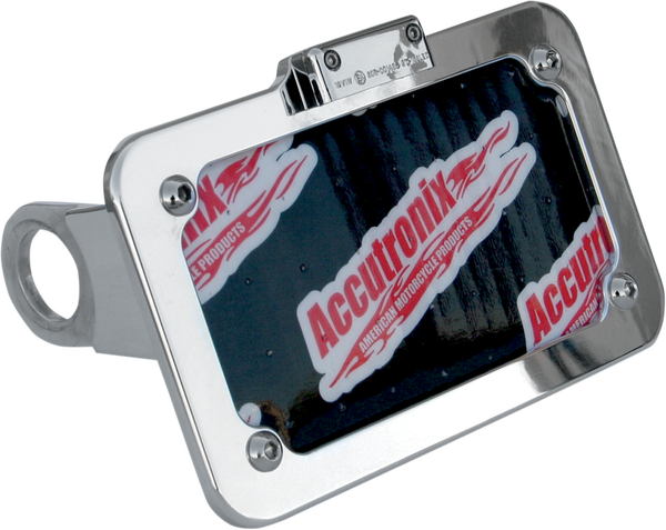 Side Mount License Plate With Led Tag Light White, 4, nordicamoto.ro