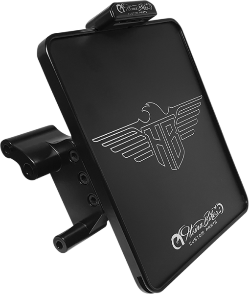 Side Mount License Plate Holder Black, 3, nordicamoto.ro