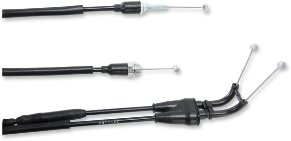 MOOSE RACING Black Vinyl Throttle Cable Black, 4, nordicamoto.ro