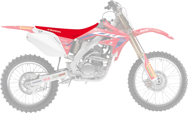 Replica Team Seat Cover Red, 2, nordicamoto.ro