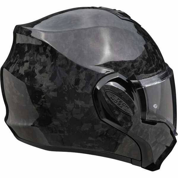 Casca modulara flip-back SCORPION EXO-TECH EVO ONYX SOLID CARBON-0