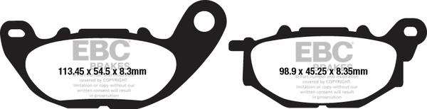 Fa Series Organic Brake Pads, 1, nordicamoto.ro