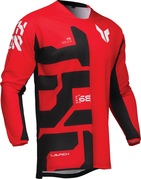 Tricou Enduro Thor Launchmode Forge Jersey Red-3
