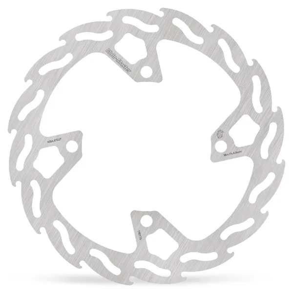 Flame Series Rotor Rear Silver-1
