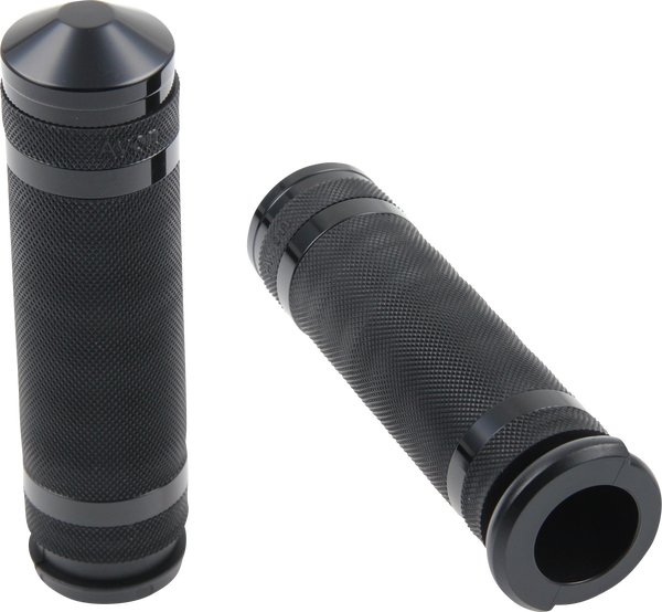 Hand Grips Black, Powder-coated, 2, nordicamoto.ro