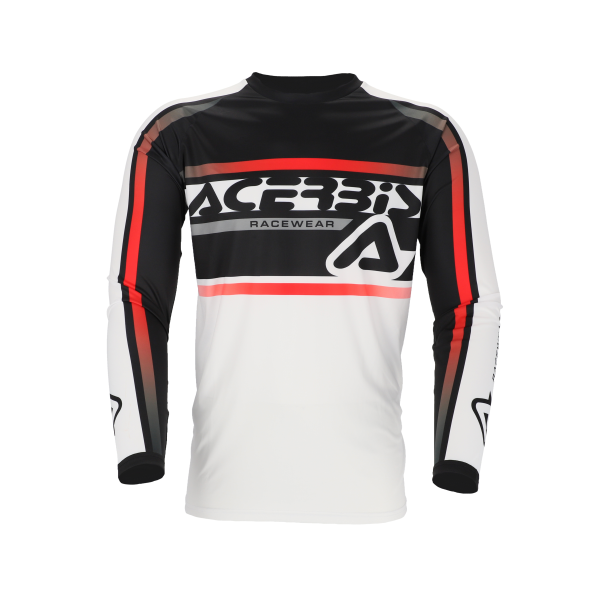 Tricou Acerbis Linear Lugo Alb/Negru XXXL-3