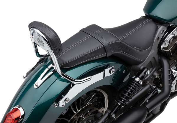 Detachable Backrest Kit Silver, 1, nordicamoto.ro