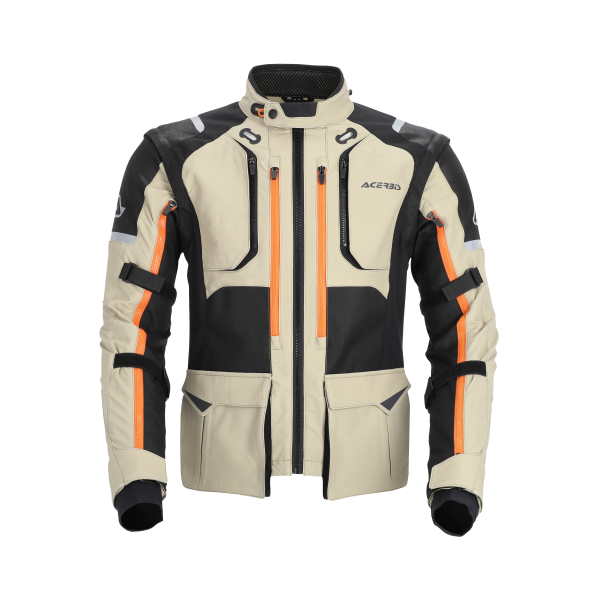 Geaca Acerbis Rally Pro Bej/Negru XXXL-17