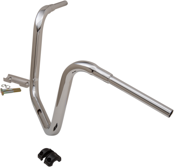 1-1/2(r) Grande Traditional Ape Hanger Handlebar Silver, 1, nordicamoto.ro