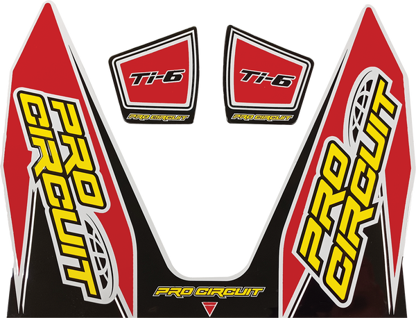 Ti-6 Exhaust Decals Red-0