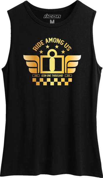 ICON Women's Tuscadero Tank Top Black -1
