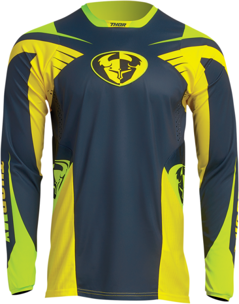 Tricou Thor Pulse 04 LE Midnight/Lime S, 5, nordicamoto.ro