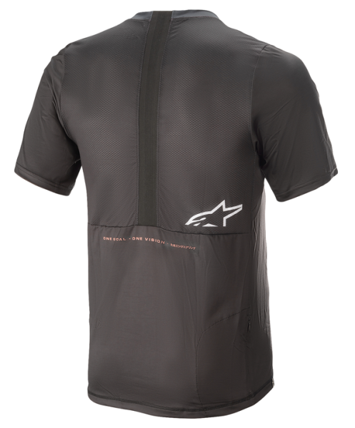 Tricou MTB Alpinestars Alps 6.0 V2 Black/Coral-0