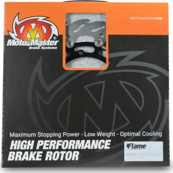 Flame Floating Alu Brake Disc Black, Stainless Steel -0