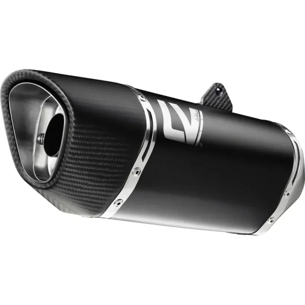 Tobă de eșapament LeoVince LV-14 R Black Edition Slip-On pentru Honda X-ADV 750 / Forza 750, 1, nordicamoto.ro