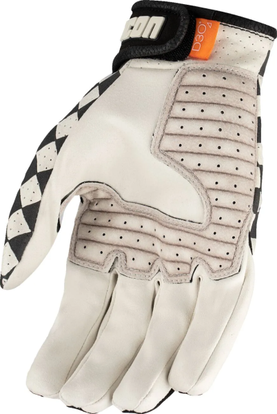 ICON Airform Slabtown Ce Gloves White, Black -2
