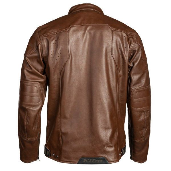 Geaca Moto Touring Klim Sixxer Leather Gunmetal Black-11
