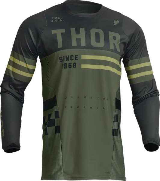 Tricou Thor Pulse Combat Green L, 7, nordicamoto.ro