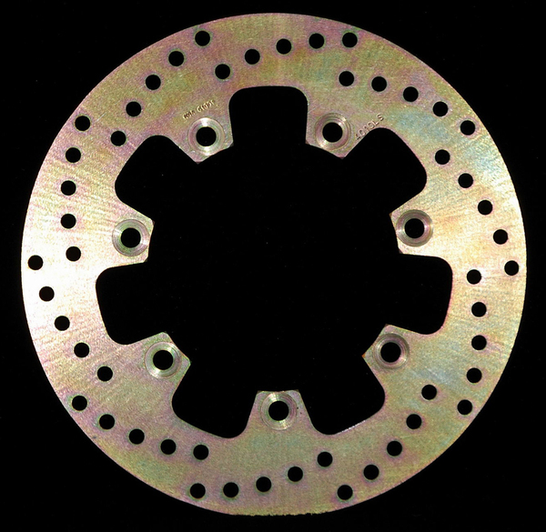 Round Hpsr Solid Brake Rotor Gold, Stainless Steel, Zinc, 1, nordicamoto.ro